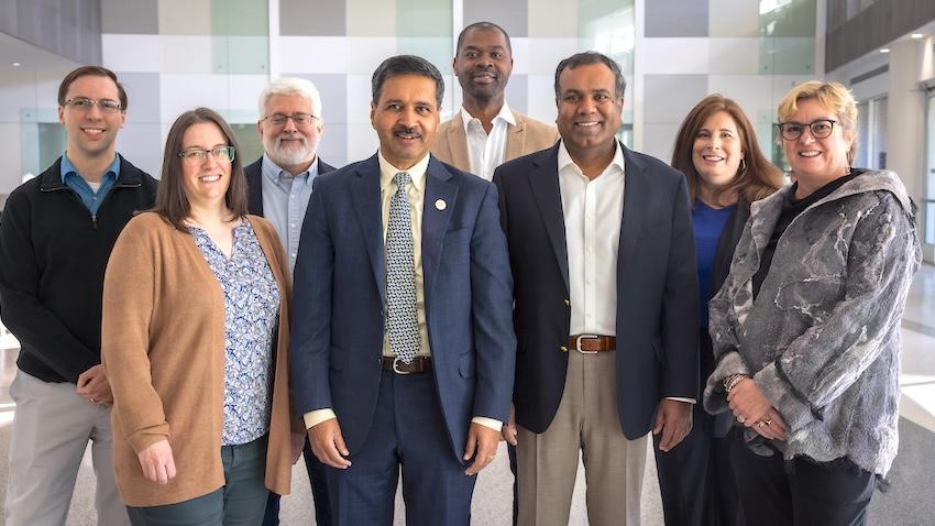 Dean Sarkar with new team of associate deans