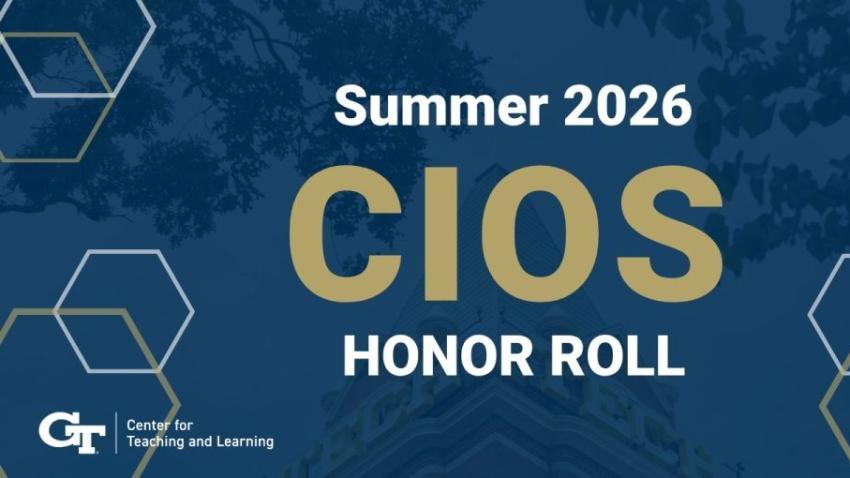 Summer 2026 CIOS Honor Roll